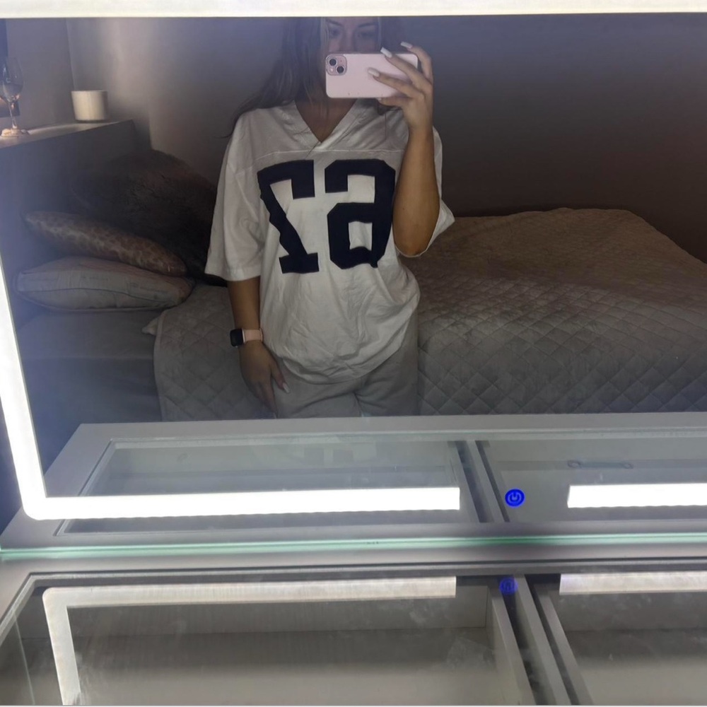 aritzia tna soft white  67 off the shoulder tee shirt